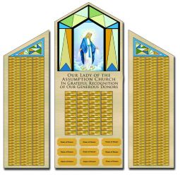 Blessed Mother Mary Donor Wall